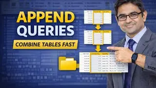 Power BI Append Queries Tutorial | Combine Tables Step-by-Step (Real Project)