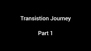 Prelude to The Beginning - Transition Journey Part 1