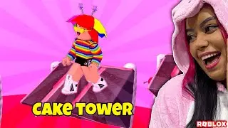 TOWER DE BOLOS NO ROBLOX! (Cake Tower)