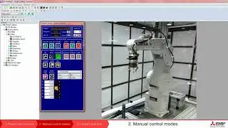 Robot Melfa programming - Lesson 2 Manual control modes