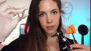 ASMR - Relaxing Full Medical Checkup For SLEEP (Ears, Cranial Nerve Exam, Gloves, Scalp Check)
