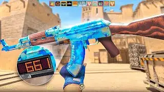 Cansei, chegou minha vez... 1 CHANCE pra AK-47 BLUE GEM 661 FN StatTrak no CS 2