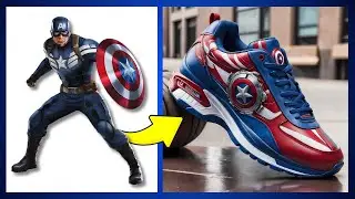 AVENGERS But SNEAKERS 💥 All Characters (Marvel & DC) 2024!