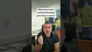 Wann kann man krankheitsbedingt gekündigt werden?