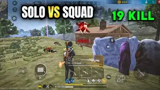 AWM On Fire 🔥 Solo Vs Squad Unstoppable 19  Kills Gameplay - Free Fire Max 😈 | RYZEN 43