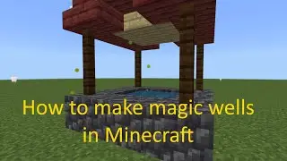 Minecraft - How to Make a Magic Well | NinjaHamsters