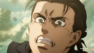 Attack on titan | Jaw Titan almost eat Eren Jeager