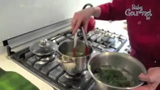 Baby Gourmet tv. Papilla de Espinaca.