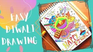 Happy Diwali drawing easy || doodle ideas || diwali doodle
