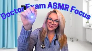 ASMR Physical Exam for Focus - GLOVES, LIGHTS, INSTRUCTIONS