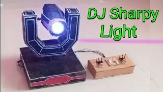 How to make dj sharpy light at home|