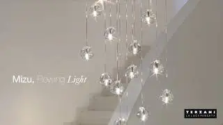 Mizu, flowing light | clear crystal finish