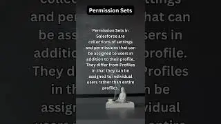 Salesforce Permission Sets