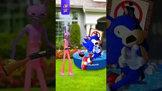 Jax & Sonic & Catnap from Poppy Playtime chapter 3