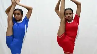 Vamanasna|leg balance|concentration|Acharyakulam yoginis