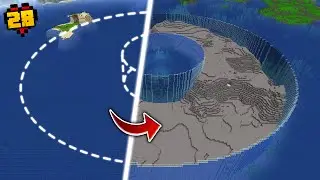 I drained the OCEAN not the Monument in Minecraft Hardcore!