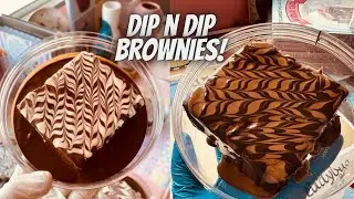 Resepi Brownies dip n dip! ( Moist and cakey brownies)