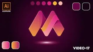 How to M Letter Logo Design | The Making of Logo Letter M In Illustrator 2022 || Video-17 || Rana ||