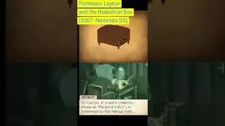 Professor Layton Series Part 1 2007/2008 🔍#shorts