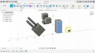 Fusion 360. Выдавливание простых примитивов.