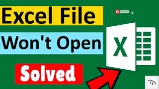 Excel File Not Open | Excel File Khul Nhi Rhi Hai | Excel File Cannot Open Problem Error
