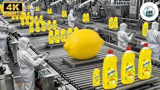 Inside the Sunlight Factory How Lemon Dishwashing Liquid is Made (Full Process)