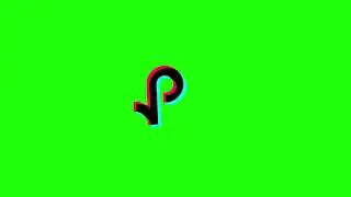 tik tok logo green screen animation chroma for youtube videos