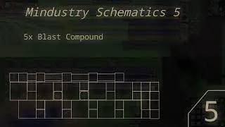 x5 Blast Compound Factory | Mindustry Schematics Ep. 5
