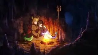 Tohru and Elma cute moment