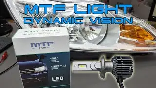 Тест-обзор MTF Dynamic Vision LED H7. Сравниваем с Osram H7 и C6 LED. Замер мощности. Тест в фаре.