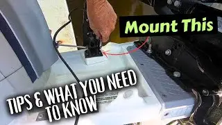 How to Install a Transom Mount Transducer on Your Boat, Ep-235