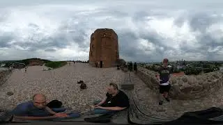 Nathan at the Vilnius Fortress Tower (English)