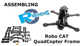 Robocat 270mm  carbon fiber rc 4axis quadcopter Frame - assembly