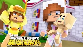 BABY ELLIE AND BABY DUCK ARE BAD PARENTS! Minecraft Little Kelly (Custom Roleplay)