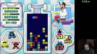 11-28-22 - Dr. Mario Online RX - Speedrun (ILs - Level 12) (2:36) [WR]