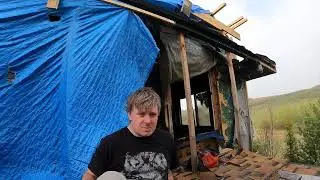 ремонт дома после пожара 11ч. - делаем крышу