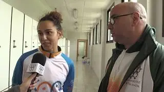 3ª jornada CADU: Entrevista a Cristina Diaz, jugadora i a Menchero, entrenador equip futbol femení