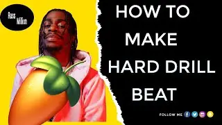 How to make a drill beat for  Russ million | UK DRILL BEAT TUTORIAL