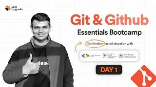 Day 1 | Introduction to Git and GitHub | Git & GitHub Essential Bootcamp (3 Days)
