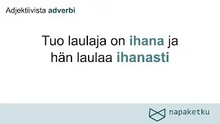 Adjektiivista adverbi