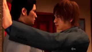 Yakuza 6- I never thought i would see Kiryu get kabedon!