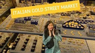 Street Gold Market in Italy-Florence || HR13 in Germany