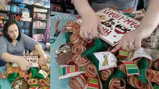 Live Replay: Learn to make a Holiday Doggy wreath with me! Poofs and Cruffles!