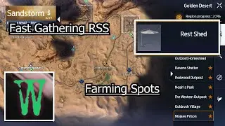 Undawn| Fast RSS gathering, heat resist + Spots Golden Desert