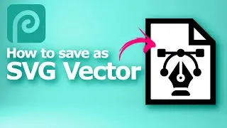 How to save as SVG vector in Photopea