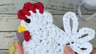 Как связать курочку крючком.