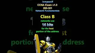 Cisco CCNA: Class B Host bits? - #icmpwolf #ciscoccna #class_b