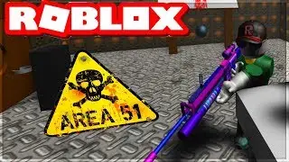 Threat of SURVIVAL to GET | Found a SECRET ROOM and a NEW WEAPON in AREA 51 ROBLOX roleplay
