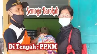 Antre Bansos || Ditengah PPKM Warga Desa Modangan Kab Blitar Tertip Dan Disiplin