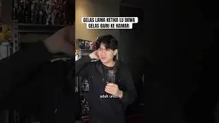 Gelas baru.